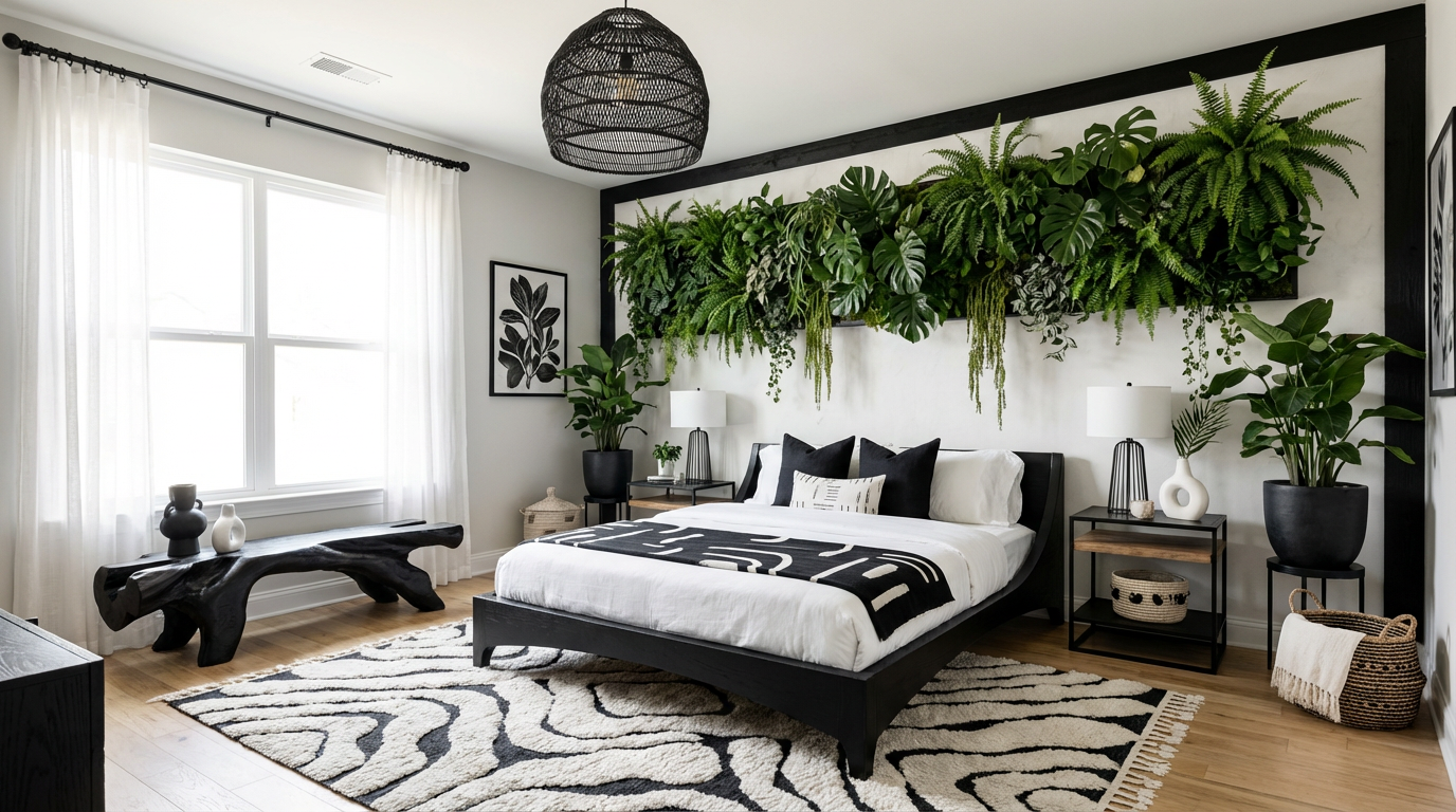 Biophilic bedroom